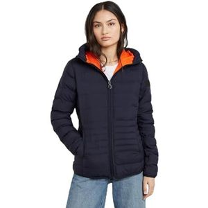 G-Star - D25191-D713-3873 - Gewatteerd Jack - Marineblauw - Lichtgewicht met Capuchon