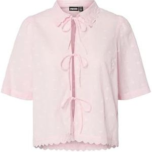 Broderie Anglaise - Top - Korte Mouwen - Regular Fit