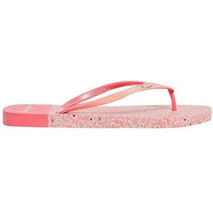 Pepe Jeans Dames Rake Island Flip-Flop, Oranje (Neon Coral Pink), 5 UK, Oranje Neon Koraal Roze, 5 UK