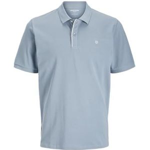 JACK & JONES PREMIUM - Poloshirt - Grijsblauw - Katoen