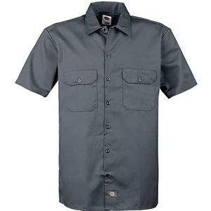 Dickies Heren shirt met lange mouwen, Grey (Charcoal Grey), L