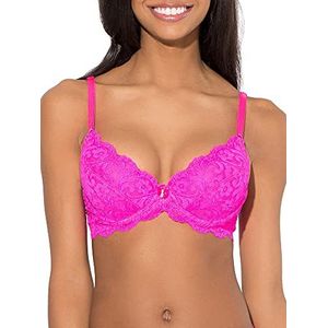 Smart & Sexy Push-up beha met kant voor dames, roze, 80C