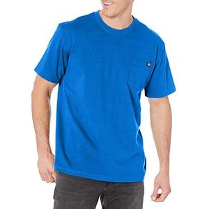 Dickies Zwaargewicht T-shirt voor heren met ronde hals en korte mouwen, Royal Blauw, XXL tall