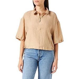Comma CI blouse dames, 8315, lichtbruin, 44