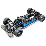 TAMIYA 47326-000 47326 47326-1:10 RC TT-02R Kit, op afstand bestuurbare auto/voertuig, modelbouwset, chassis, hobby, zwart