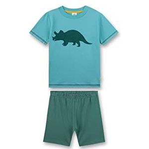 Sanetta jongens pyjama set, ijsgroen, 92