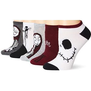 Disney Women's Nightmare Before Christmas 5 Pack No Show Socks