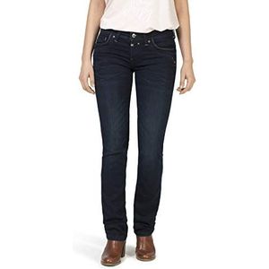 Timezone Dames TahilaTZ Straight Jeans, blauw (Noble Blue Wash 3787), 25W / 32L, blauw (Noble Blue Wash 3787), 32W x 32L