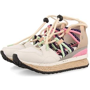 Witte espadrille met sleehak voor dames, tulares, Wit, 41 EU