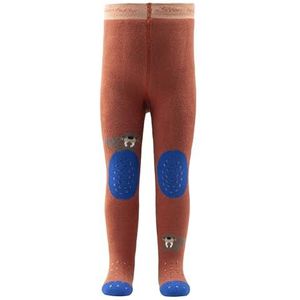 Sterntaler Babykruippanty met motief walrus, jongens - anti-slip noppen op knie, wreef en zool, modderbruin, 86
