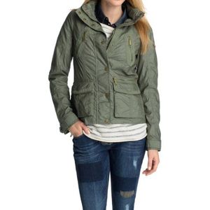 ESPRIT Dames Parka jas Field Jacket 024EE1G011, groen (gouden moss), 44