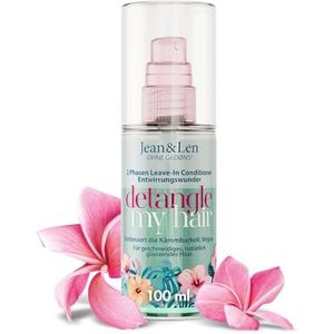 Jean & Len Ontwarrend wonder 2-fasen leave-in spray, geschikt voor alle haartypes, ontwart het haar & verbetert de doorkambaarheid, zonder siliconen & parabenen, veganistisch, 100 ml