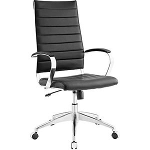 LexMod Jive Geribbelde Executive bureaustoel met hoge rug