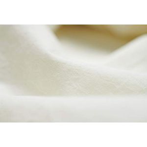 L1NK STUDIO Kussensloop voor bed, 150 cm (50 x 75 cm), 100% katoen (percal 200 draden) (2-pack) beige