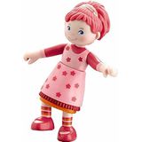 HABA 300512 Little Friends Lilli- 4' Bendy girl doll figure with pink hair