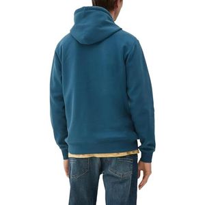s.Oliver Sales GmbH & Co. KG/s.Oliver Heren sweatshirt lange mouwen met capuchon sweatshirt lange mouwen met capuchon, blauwgroen., XL