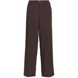 Object - Sigrid Dress Pants - Bruin - Wijde Broek - Oversized Fit