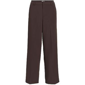 Object - Sigrid Dress Pants - Bruin - Wijde Broek - Oversized Fit