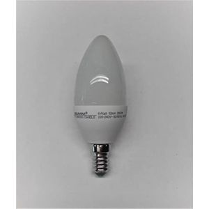 MEGAMAN _ BULB _ STAP DIMMING / VLAM / E14 / 3 DIMNIVEAUS 100 - 60 - 20% / 6W / 470LM / 2800K / 25.000 UUR _MM05208