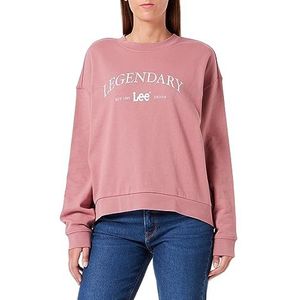Lee Legendary SWS sweatshirt voor dames, roze, S