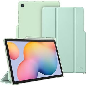 Fintie Hoes voor Samsung Galaxy Tab S6 Lite 10,4 inch 2024/2022/2020 tablet - Slanke beschermhoes met transparante achterkant en automatische slaap/waakfunctie, mint