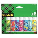 Scotch - Transparante lijmstift, verpakking van 8