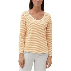 s.Oliver Dames T-shirt met lange mouwen, geel, 46