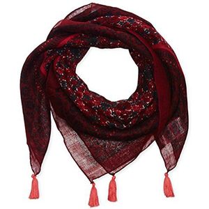 Naf Naf Dames ECHARPE UBUNCH sjaal, Rood (E070 Rouge Garance), One Size (Fabrikant maat:ONESIZE)