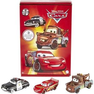 Mattel Disney Pixar Cars - Disney Pixar Voertuigen Radiator Springs 3-Pack Populair Gegoten Voertuigen Speelgoed Leeftijd 3+ HBW14
