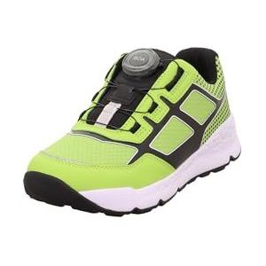 Superfit Jongens Free Ride Sneakers, lichtgroen zwart 7500, 31 EU