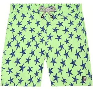 Tom & Teddy Zwemshorts Fresh Green & Blue Starfish in maat XXL voor volwassenen - hoogwaardige badmode geïnspireerd op de Australische strandlifestyle voor vader en zoon, groen, XXL