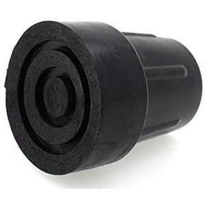 Hoogwaardige rubberen doppen (Pack 2) - Kies je maat/kleur! (18mm zwart)