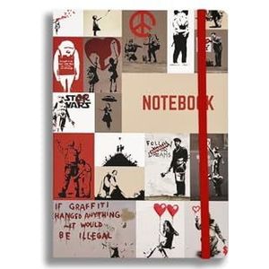 Imagicom Notitieboek Street Art Maxi 15 x 21 cm