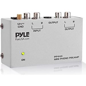 Pyle - Phono Platenspeler Voorversterker - Mini Elektronische Audio - Geluidsarme Werking