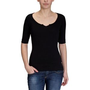 Calvin Klein Dames Korte Mouw T-Shirt Zwart 999 Maat 44 Zwart 999 44, Zwart 999, 44
