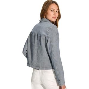 Cecil B212208 Overshirt van jeans, Mid Blue Wash, eenheidsmaat voor dames, Mid Blue Wash., One Size