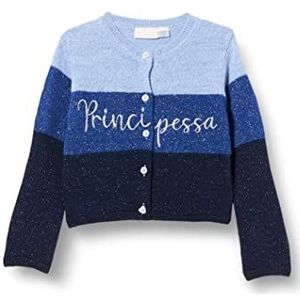 Chicco Baby-meisje gebreide vesten cardigan sweater, blauw, 9 Maanden