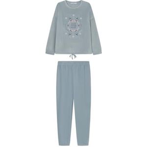 Women'secret Market Generics PJ Collection pyjama lang, groen, XS voor dames