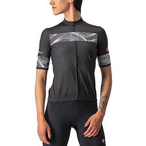 CASTELLI 4522061-085 Fenice Jersey dames-T-shirt licht zwart/wit M