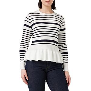 French Connection Dames Onna Breton Trui, zomerwit/marine, XS, Zomer Wit/Marine, XS