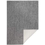 bougari Binnen en buiten omkeerbaar tapijt Miami grijs crème, 120x170 cm