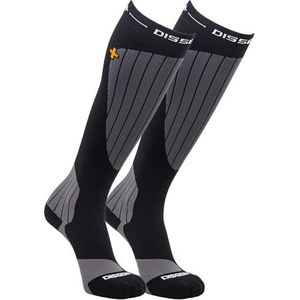 DISSENT Gfx Compressie Genuflex Skisokken, uniseks, 1 stuk