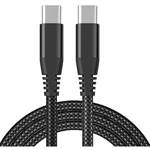 USB C naar USB C Lader Kabel 1M 2M 3M, 1-Pack 60W USB 2.0 Type C Oplaadkabel Compatibel met MacBook iPad Air 5 Pro 2021 Galaxy S22 S21 Ultra S20 FE S10 A12 Mi 11 Note 10 Pixel 6 5 4a