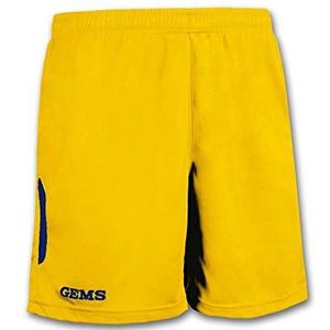 Gems Missouri Trainingsshorts voor heren, Geel/Blauw, XXS