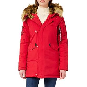 Alpha Industries Explorer Winterjas voor Dames Speed Red