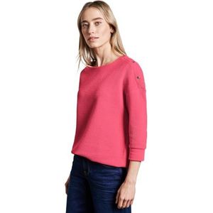 STREET ONE Structuurshirt met knopen, Sugar Coral., 36