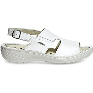Abeba 6874-36 Reflexor Comfort sandalen schoenen, maat 36, wit