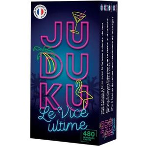 Juduu - Le Vice Ultime - gezelschapsspel voor Apero & avonden - gelimiteerde editie - 480 kaarten gemaakt in Frankrijk