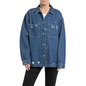 Replay Jeansjack voor dames, 009, medium blue., S