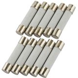 SeKi - Zekering - 20 A - 250 V - Keramiek - 6 x 30 mm - 10 Stuks